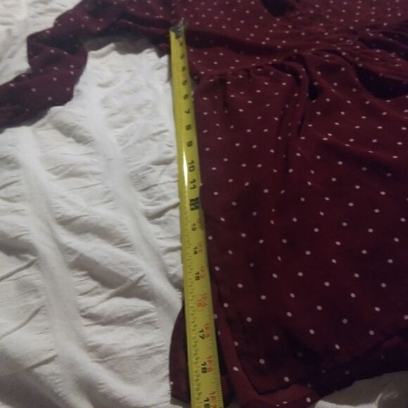 Red Camel sheer polka dot top - Picture 5 of 6